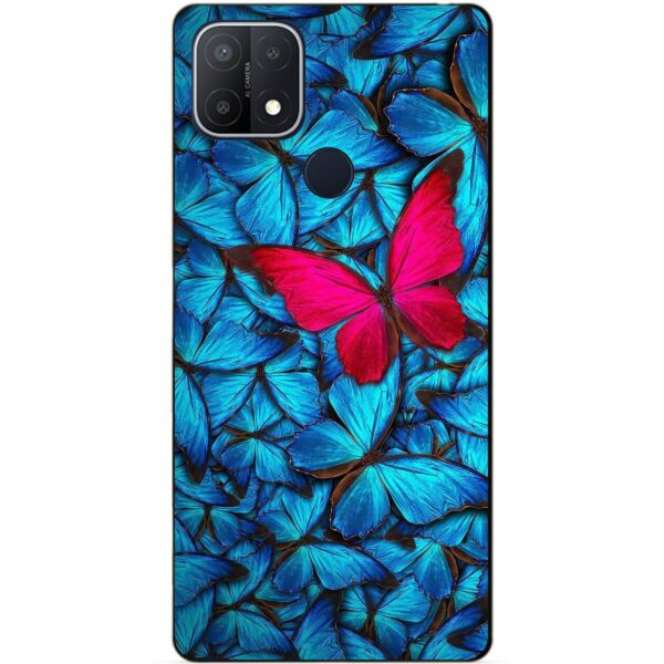 

Силиконовый бампер чехол Candy для Oppo A15 A15s с рисунком Мотыльки