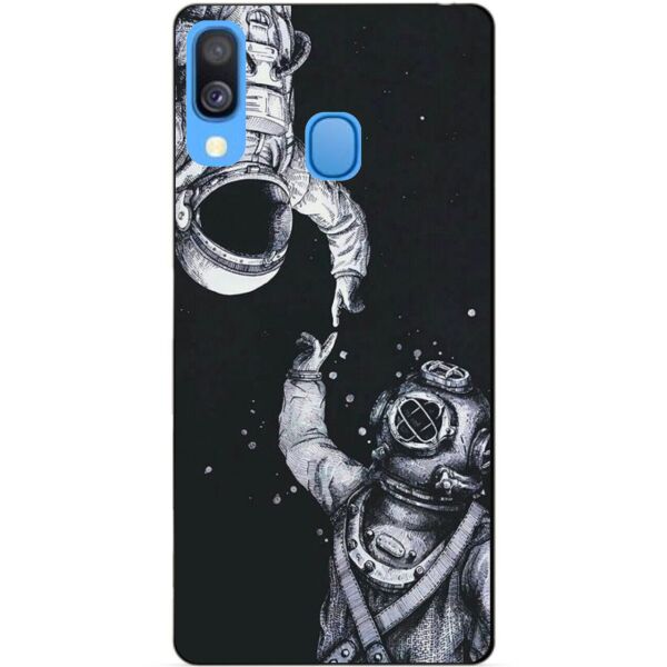 

Бампер силиконовый чехол Candy для Samsung A40 2019 Galaxy A405f с рисунком Сближение