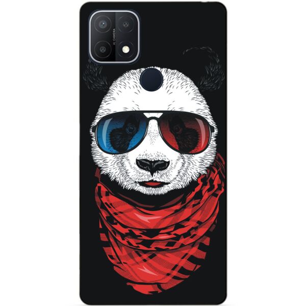 

Силиконовый бампер чехол Candy для Oppo A15 A15s с рисунком Панда