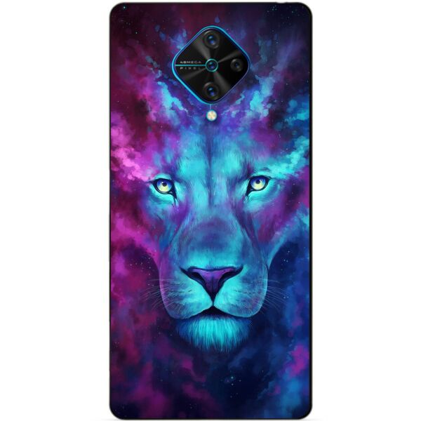 

Силиконовый бампер чехол Candy для Vivo V17 с рисунком Космический лев