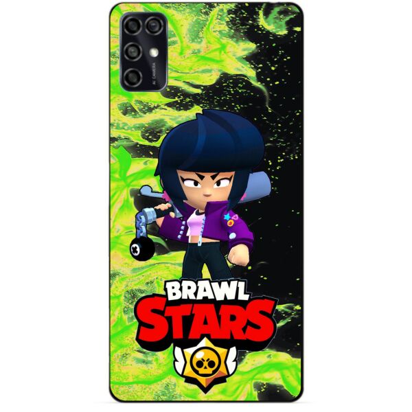 

Силиконовый чехол бампер Candy для ZTE Blade V2020 Smart с Героем Brawl Stars Биби