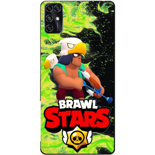 

Силиконовый чехол бампер Candy для ZTE Blade V2020 Smart с Героем Brawl Stars Бо