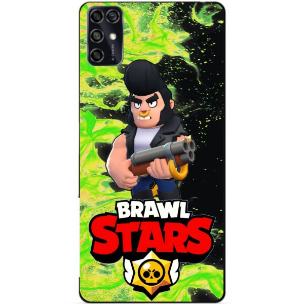 

Силиконовый чехол бампер Candy для ZTE Blade V2020 Smart с Героем Brawl Stars Булл