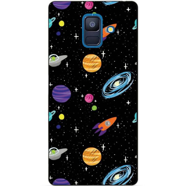 

Силиконовый чехол Candy для Samsung A6 2018 с рисунком Галактики