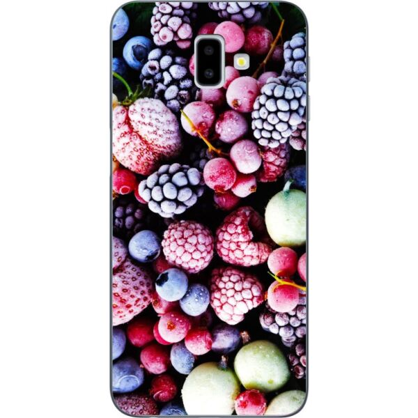 

Силиконовый бампер Candy для Samsung J6 Plus Galaxy J610 с рисунком Ягодный микс