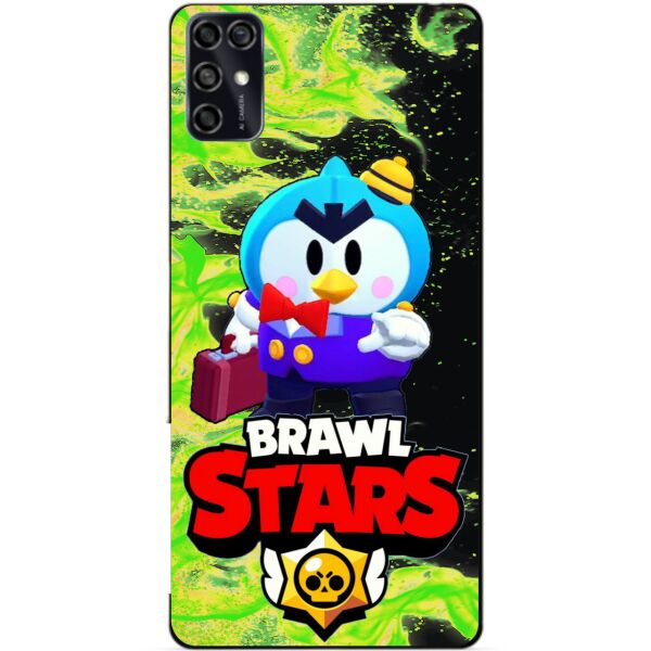 

Силиконовый чехол бампер Candy для ZTE Blade V2020 Smart с Героем Brawl Stars Мистер П.