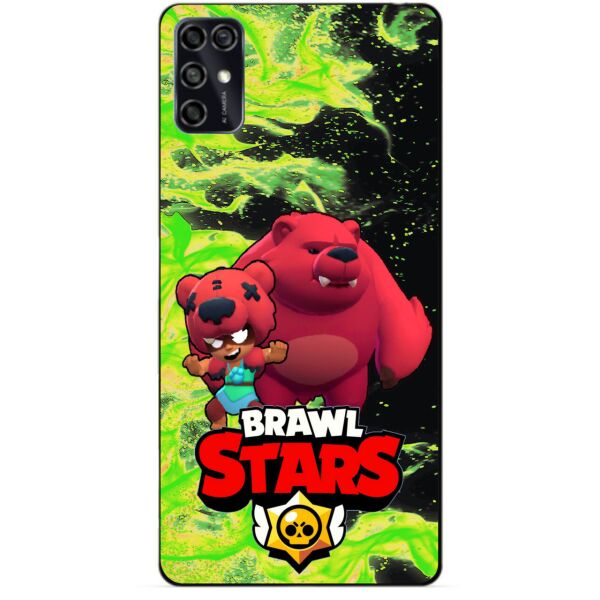 

Силиконовый чехол бампер Candy для ZTE Blade V2020 Smart с Героем Brawl Stars Нита Мишка