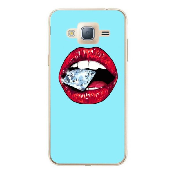 

Силиконовый бампер Candy для Samsung J7 Neo Galaxy J701 с рисунком Бриллиант в зубах