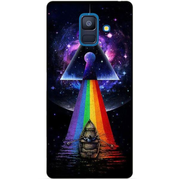 

Силиконовый чехол Candy для Samsung A6 2018 с рисунком Радужный путь