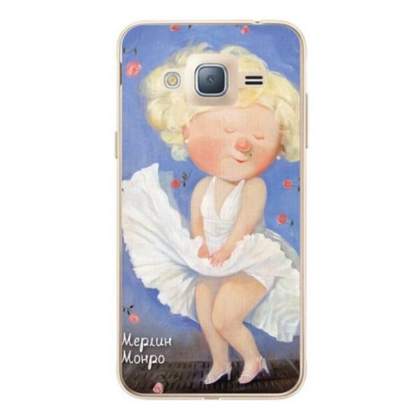 

Силиконовый бампер Candy для Samsung J7 Neo Galaxy J701 с рисунком Гапчинская Мерелин Монро