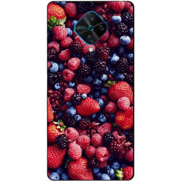 

Силиконовый бампер чехол Candy для Vivo V17 с рисунком Ягоды