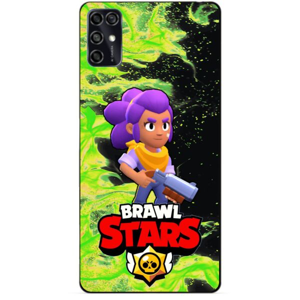 

Силиконовый чехол бампер Candy для ZTE Blade V2020 Smart с Героем Brawl Stars Шелли