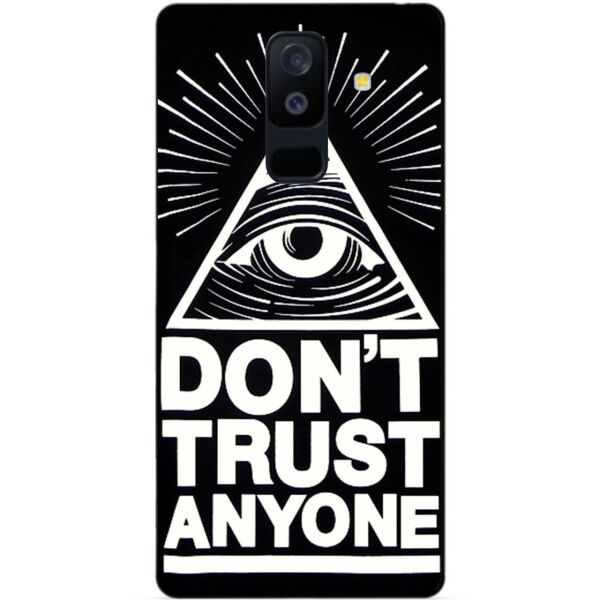 

Силиконовый чехол Candy для Samsung A6 Plus с рисунком Dont trust