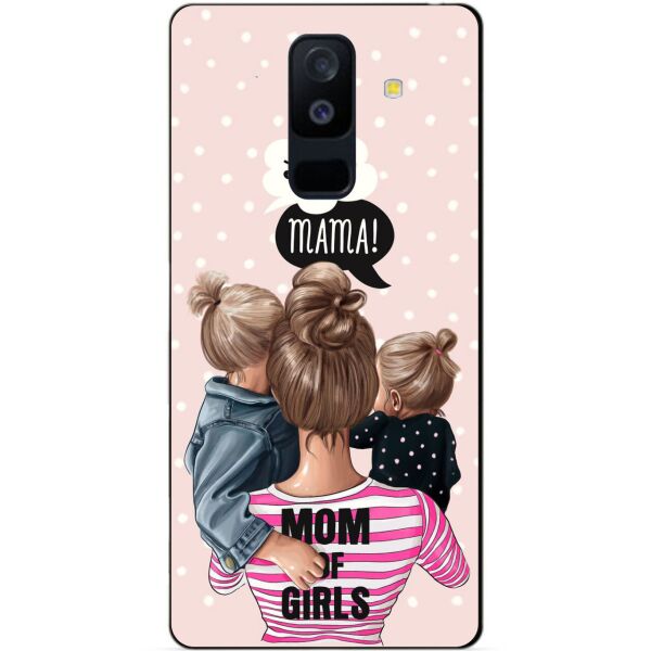 

Силиконовый чехол Candy для Samsung A6 Plus с рисунком Mom of Girls