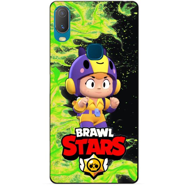 

Силиконовый бампер чехол Candy для Vivo Y11 с Героем Brawl Stars Беа