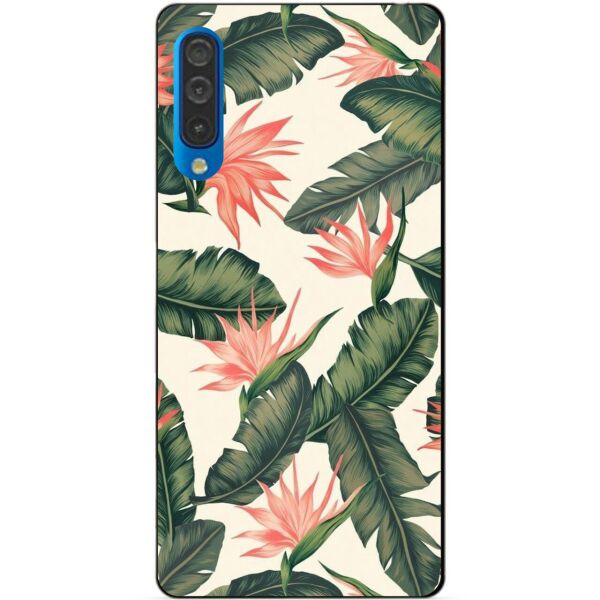 

Бампер силиконовый чехол Candy для Samsung A50 2019 Galaxy A505f с рисунком Листья банана