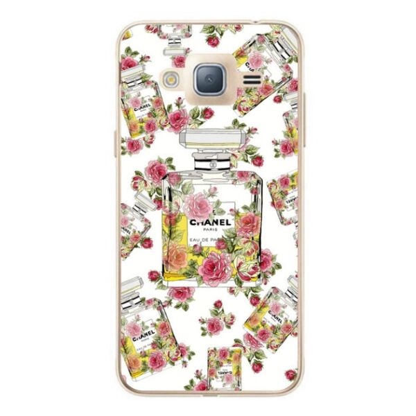 

Силиконовый бампер Candy для Samsung J7 Neo Galaxy J701 с рисунком Шанель