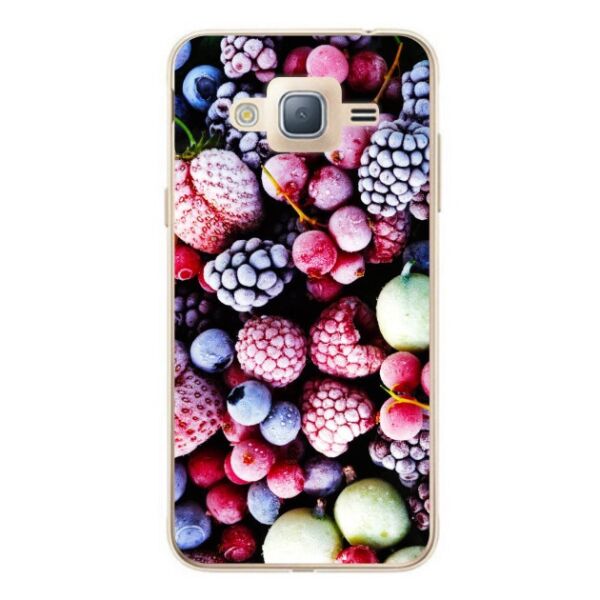 

Силиконовый бампер Candy для Samsung J7 Neo Galaxy J701 с рисунком Ягодный микс