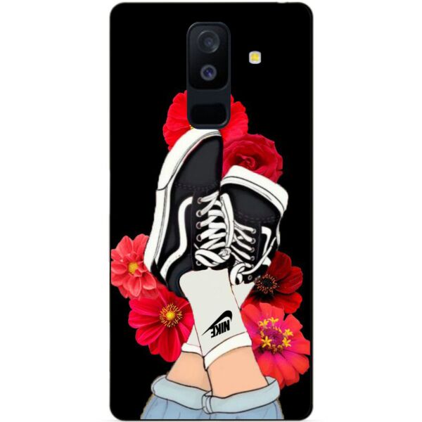 

Силиконовый чехол Candy для Samsung A6 Plus с рисунком Кеды