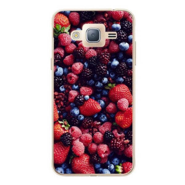 

Силиконовый бампер Candy для Samsung J7 Neo Galaxy J701 с рисунком Ягоды