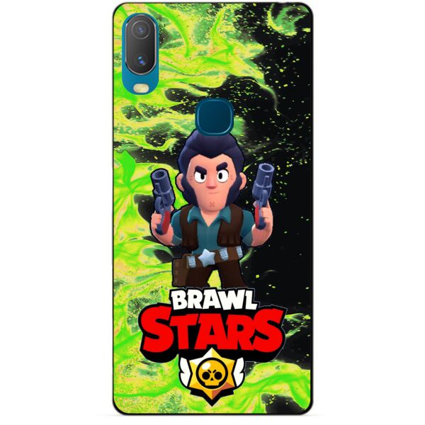 

Силиконовый бампер чехол Candy для Vivo Y11 с Героем Brawl Stars Кольт