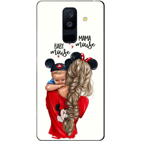 

Силиконовый чехол Candy для Samsung A6 Plus с рисунком Мама и малыш