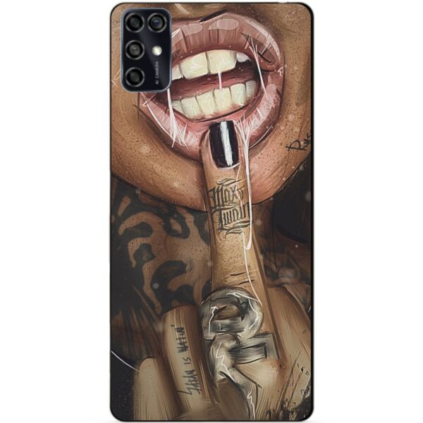 

Силиконовый чехол бампер Candy для ZTE Blade V2020 Smart с рисунком Swag