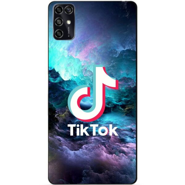 

Силиконовый чехол бампер Candy для ZTE Blade V2020 Smart с рисунком Tik Tok