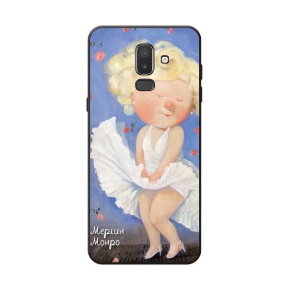 

Силиконовый бампер Candy для Samsung J8 Galaxy J810 с рисунком Гапчинская Мерли Монро