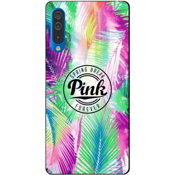 

Бампер силиконовый чехол Candy для Samsung A50 2019 Galaxy A505f с рисунком Перья