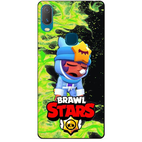 

Силиконовый бампер чехол Candy для Vivo Y11 с Героем Brawl Stars Сонный Сэнди