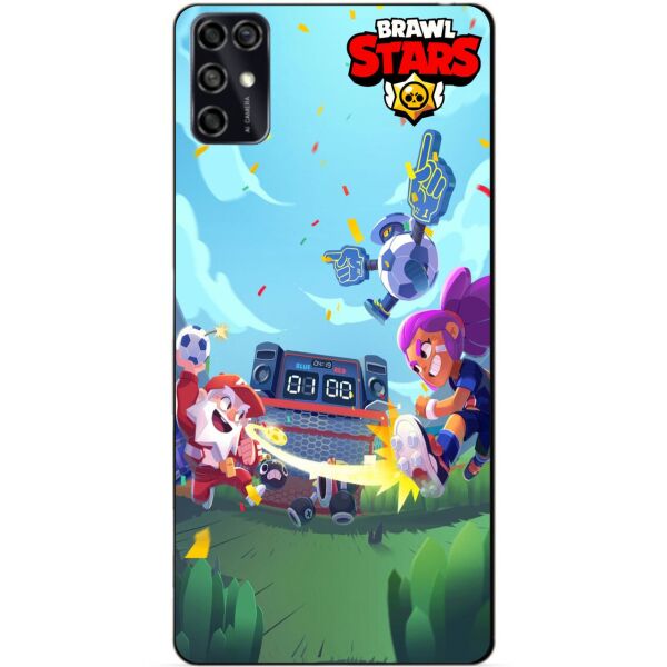 

Силиконовый чехол бампер Candy для ZTE Blade V2020 Smart с рисунком Бравл Старс Броулбол