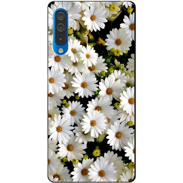 

Бампер силиконовый чехол Candy для Samsung A50 2019 Galaxy A505f с рисунком Ромашки
