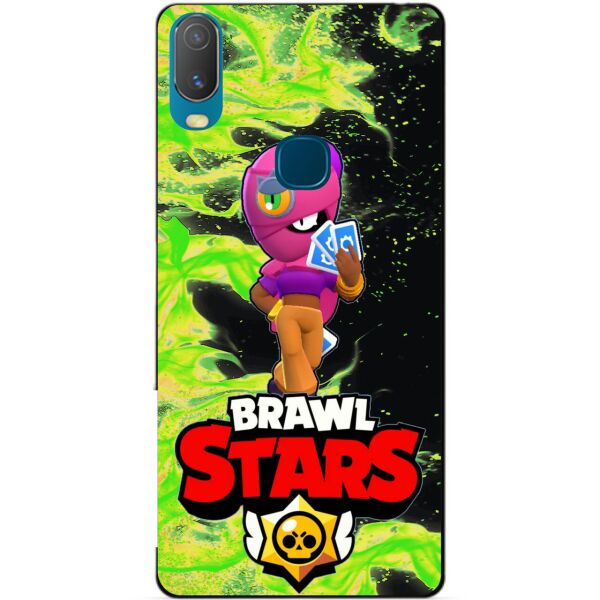 

Силиконовый бампер чехол Candy для Vivo Y11 с Героем Brawl Stars Тара