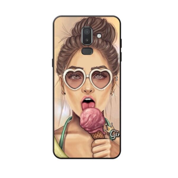 

Силиконовый бампер Candy для Samsung J8 Galaxy J810 с рисунком Мороженое