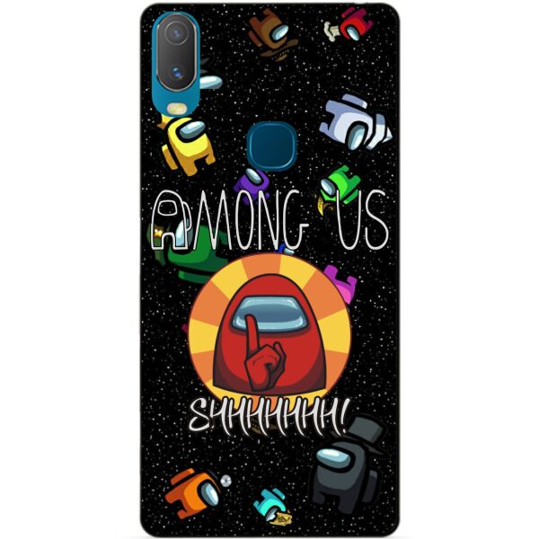 

Силиконовый бампер чехол Candy для Vivo Y11 с рисунком Among Us