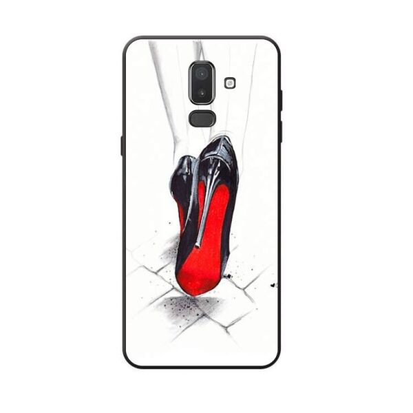

Силиконовый бампер Candy для Samsung J8 Galaxy J810 с рисунком Туфли