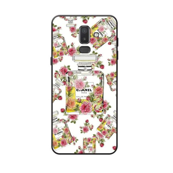 

Силиконовый бампер Candy для Samsung J8 Galaxy J810 с рисунком Шанель