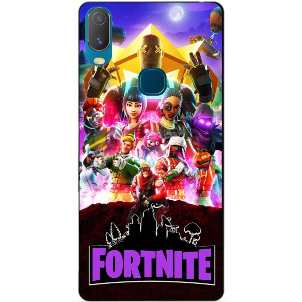 

Силиконовый бампер чехол Candy для Vivo Y11 с рисунком Fortnite