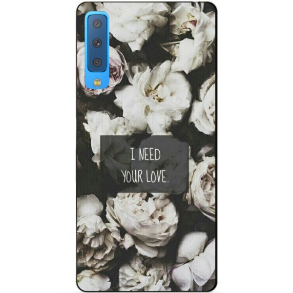 

Силиконовый чехол Candy для Samsung A7 2018 Galaxy A750 с рисунком Love