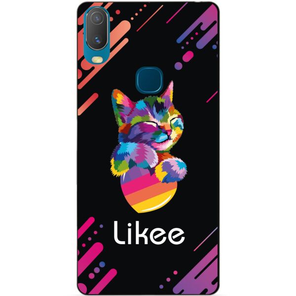 

Силиконовый бампер чехол Candy для Vivo Y11 с рисунком Likee