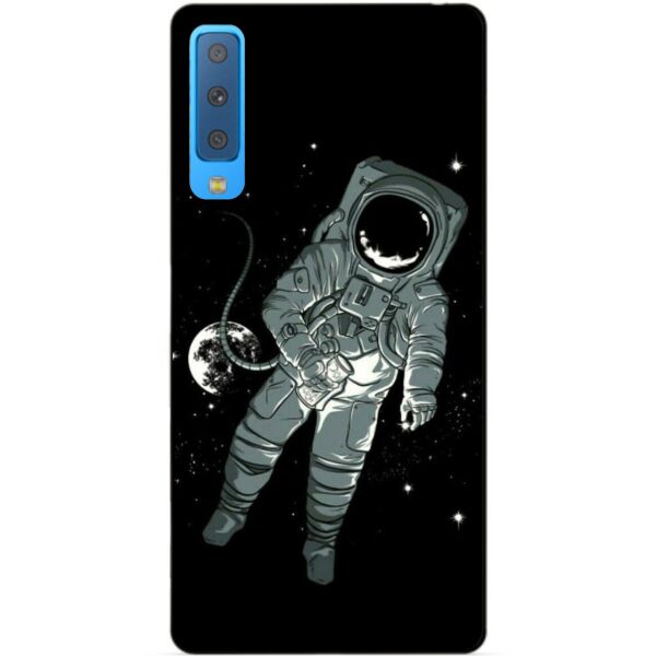 

Силиконовый чехол Candy для Samsung A7 2018 Galaxy A750 с рисунком В открытом Космосе