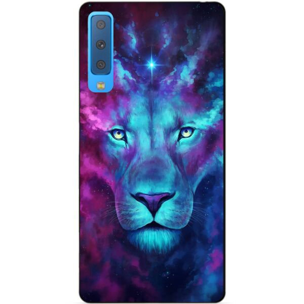 

Силиконовый чехол Candy для Samsung A7 2018 Galaxy A750 с рисунком Космический лев