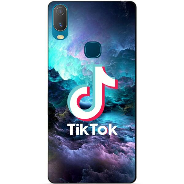

Силиконовый бампер чехол Candy для Vivo Y11 с рисунком Tik Tok