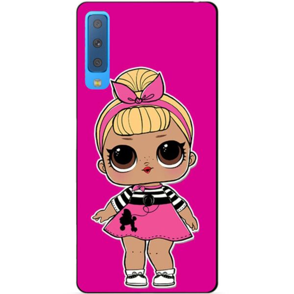

Силиконовый чехол Candy для Samsung A7 2018 Galaxy A750 с рисунком Куколка Lol