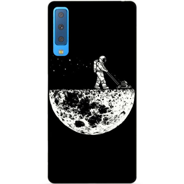 

Силиконовый чехол Candy для Samsung A7 2018 Galaxy A750 с рисунком Стрижка Луны