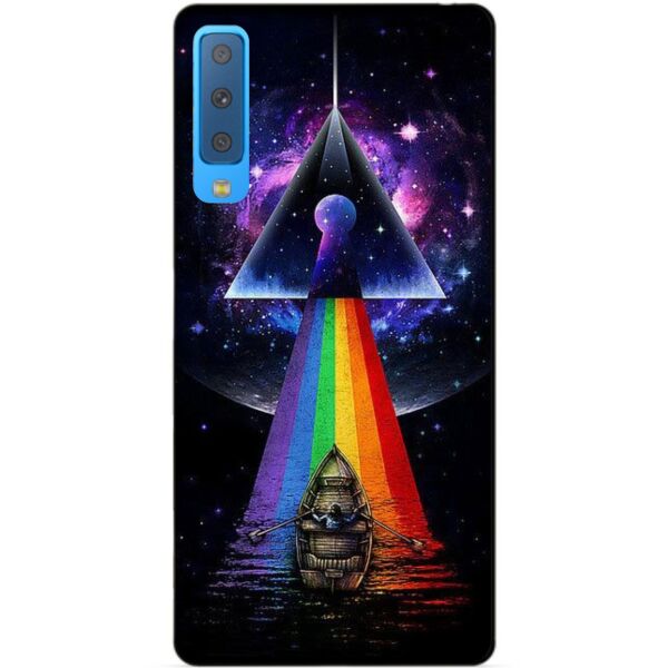 

Силиконовый чехол Candy для Samsung A7 2018 Galaxy A750 с рисунком Треугольник