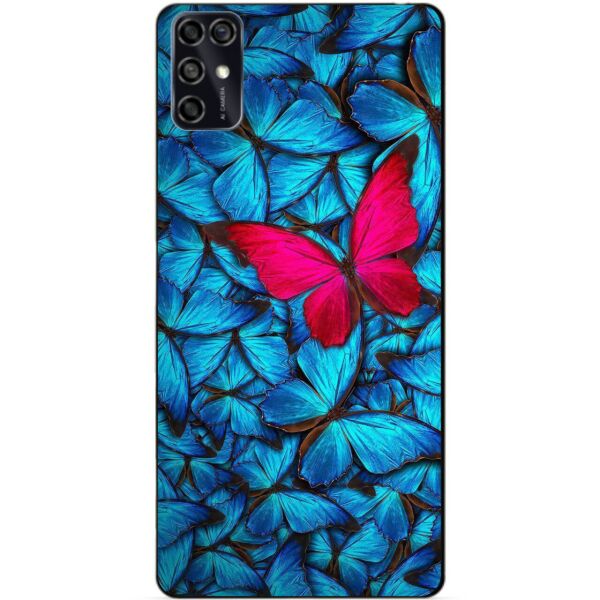 

Силиконовый чехол бампер Candy для ZTE Blade V2020 Smart с рисунком Мотыльки