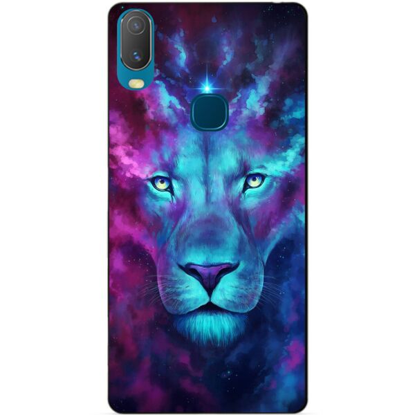 

Силиконовый бампер чехол Candy для Vivo Y11 с рисунком Космический лев