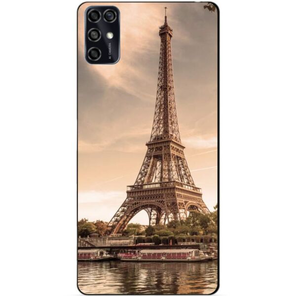 

Силиконовый чехол бампер Candy для ZTE Blade V2020 Smart с рисунком Париж